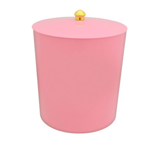 Lixeira Multiuso com Tampa para Banheiro Cozinha Haus 5 LITROS ROSA em Oferta na Shopee