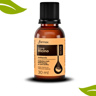 Óleo De Rícino Puro 30ml - Auxilia No Crescimento E Fortalece