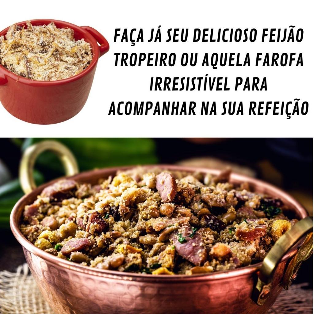 Farinha De Copioba Mandioca Amarela Torrada E Fina A Melhor Da Bahia 2 Kg
