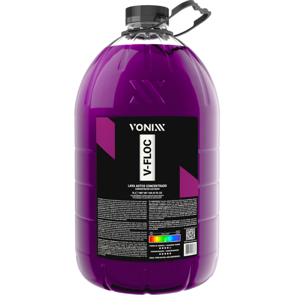 Shampoo Automotivo V-Floc 5L Lavar Carro Moto Vonixx 5L em Oferta na Shopee