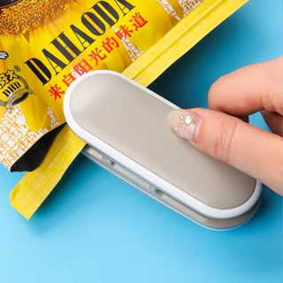 Mini Seladora Portátil Selador 2 Em 1 Multi Colorido Sela e Abre Embalagens e Plasticos Multiuso
