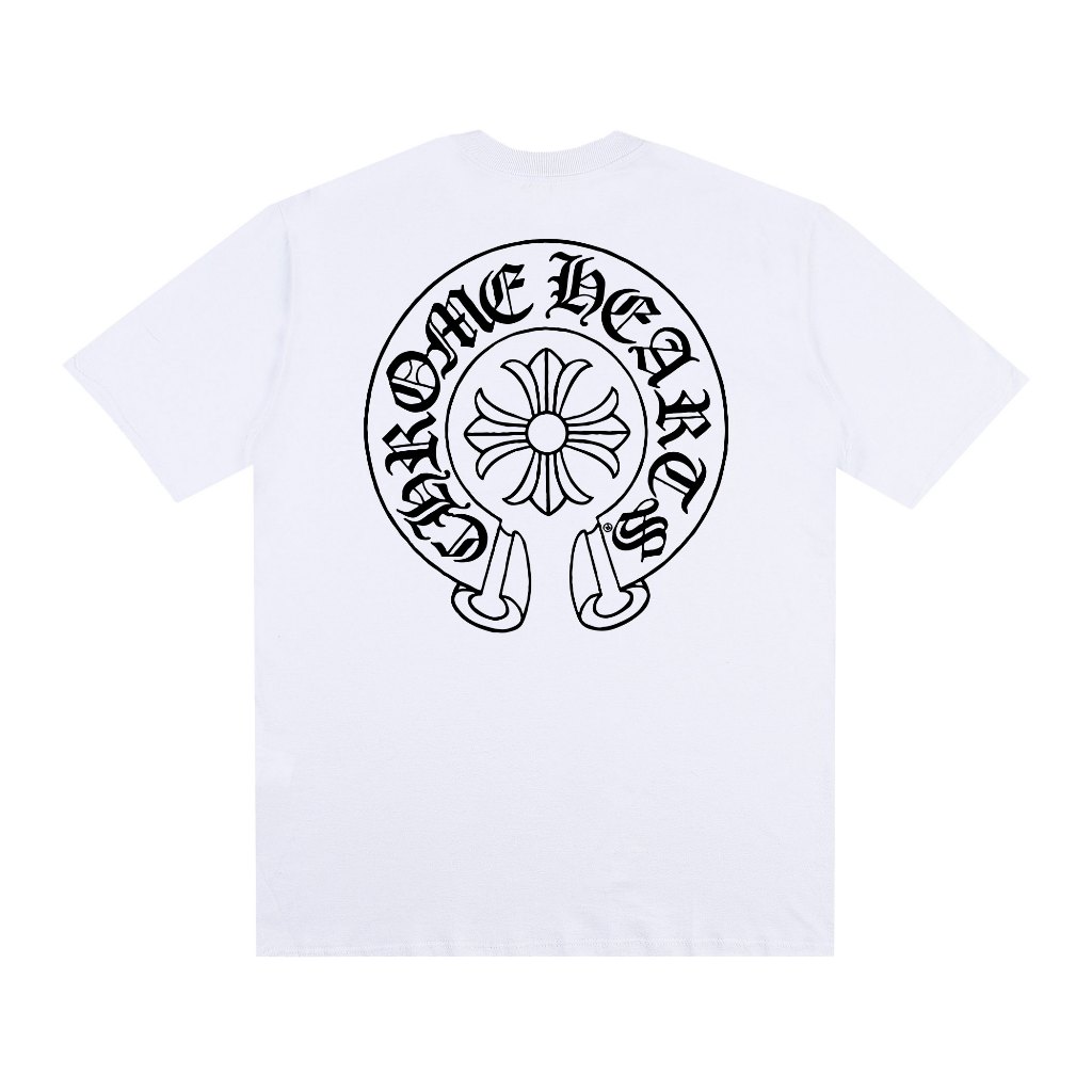 Camiseta Basic Streetwear Estampada Chrome Clover Fio 30.1 Unissex 100% Algodão Cores Diversas em Oferta na Shopee