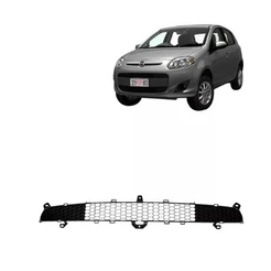 Grade Dianteira Superior Palio Novo 2012 A 2016 Cinza Top de Linha