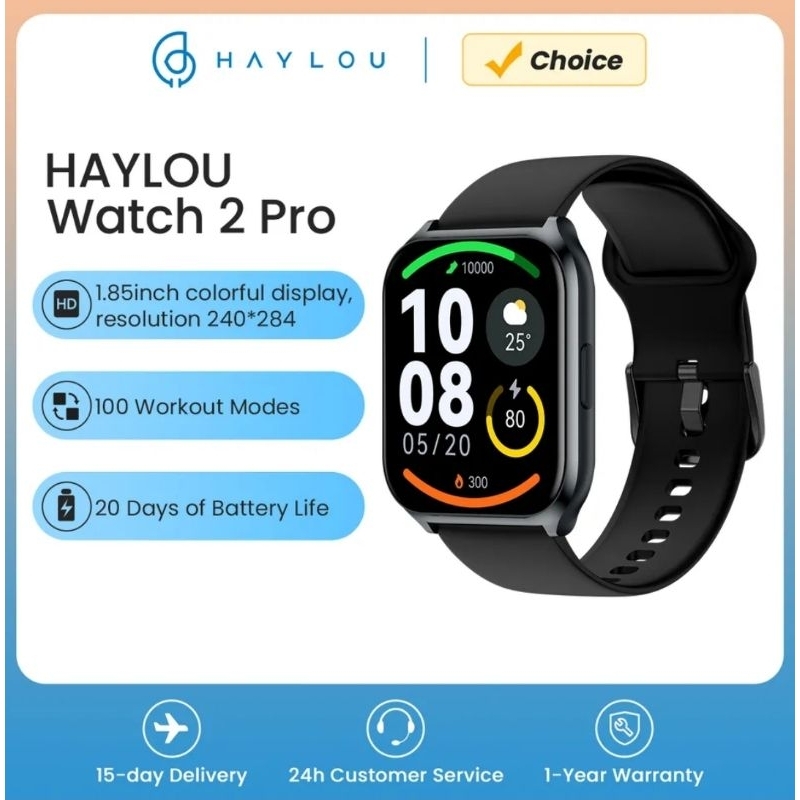 (PRONTA ENTREGA NO BRASIL)Relógio Smartwatch Haylou Watch 2 Pro
