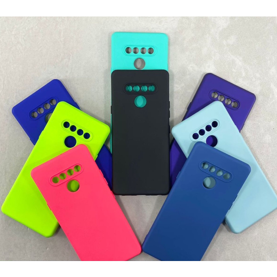 Capa LG k71 Silicone Aveludada Colorida Capinha Anti Impacto