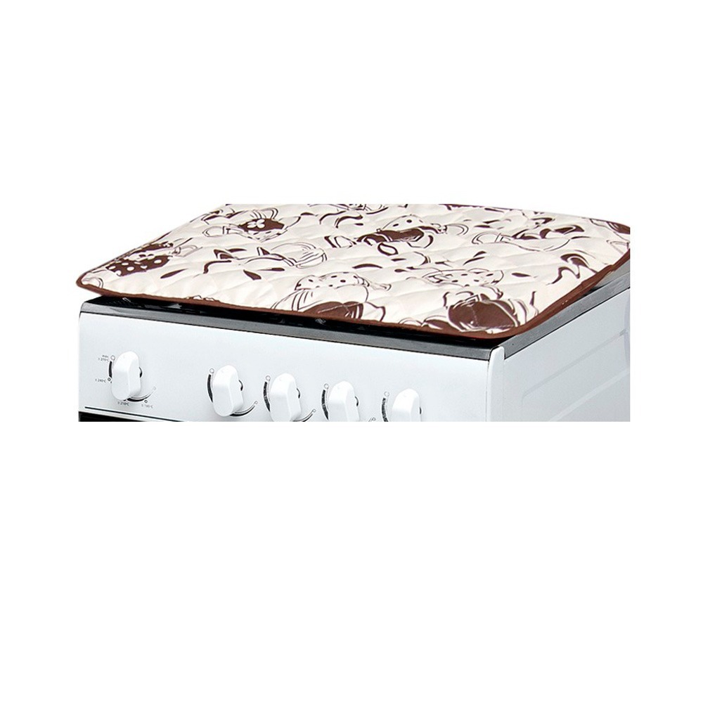 Capa para Tampa de  vidro Fogão 77cm x 55cm – Indicado P/ fogão de 5 e 6 Bocas - Cappuccino