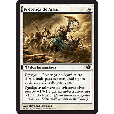 Presença de Ajani - Magic The Gathering