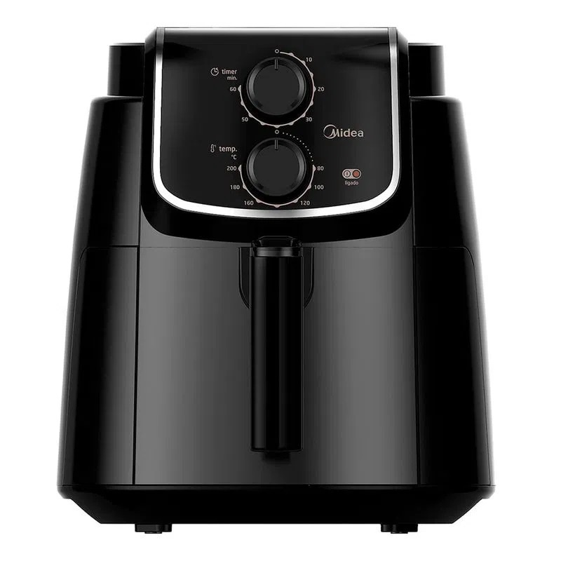 Fritadeira Elétrica Air Fryer Midea Gourmet 4l- Preto 127 V