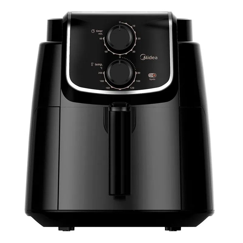 Fritadeira Elétrica Air Fryer Midea Gourmet 4l- Preto 127 V