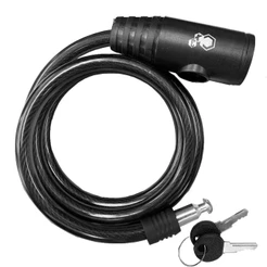 Trava Anti Furto Articulada Cadeado Capacete Moto Estepe 1 x 8 mm