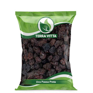 Uva Passa Preta S/ Caroço em Oferta na Shopee