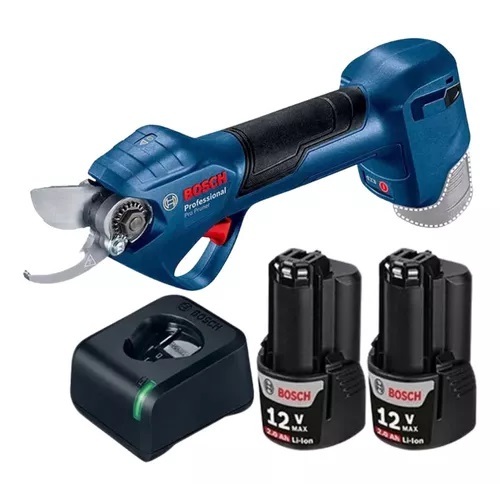 Tesoura De Poda Eletrica Pro Pruner 2 Baterias 12v Bosch Bivolt em Oferta na Shopee