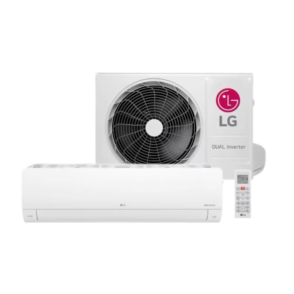 Ar Condicionado Split Inverter LG Hi Wall DUAL Compact 12000 BTUs Frio S4NQ12JA3A6 - 220V