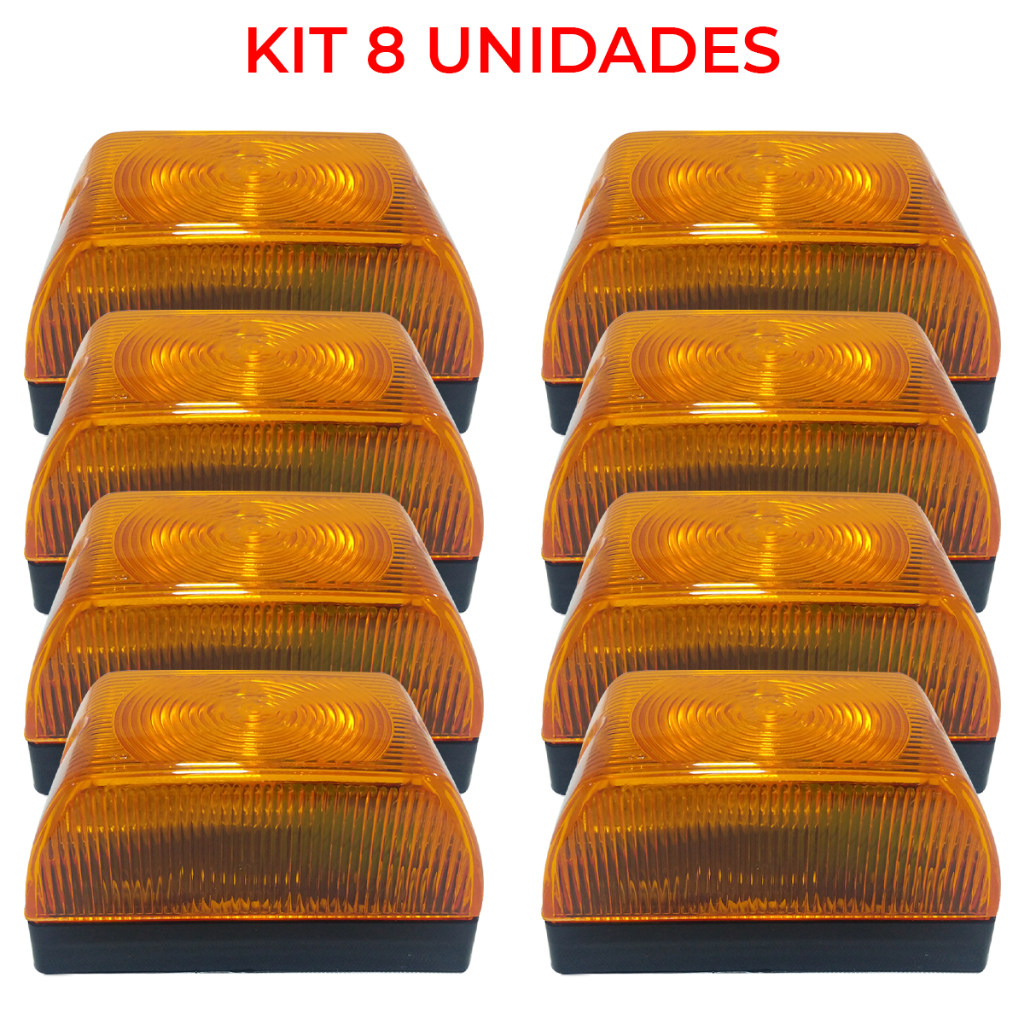 LANTERNA DELIMITADORA LATERAL CAMINHÃO BAU CARROCERIA CARRETA MOTO GUINCHO em Oferta na Shopee