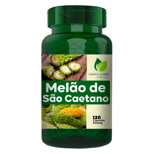 Melão de São Caetano 500MG 120 Capsulas (Fonte Verde). em Oferta na Shopee
