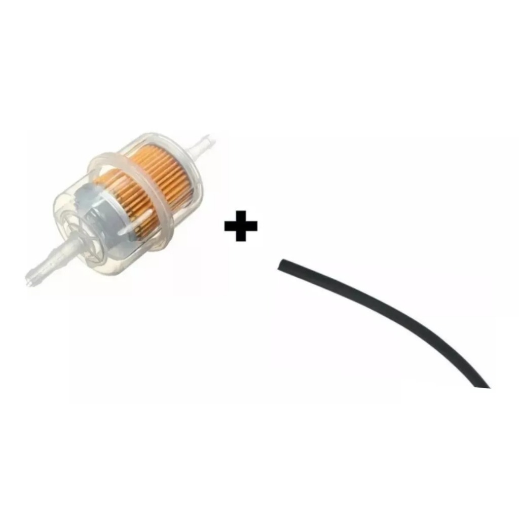 Filtro Gasolina Bike Motorizada / Mobilete + 20 Cm Mangueira