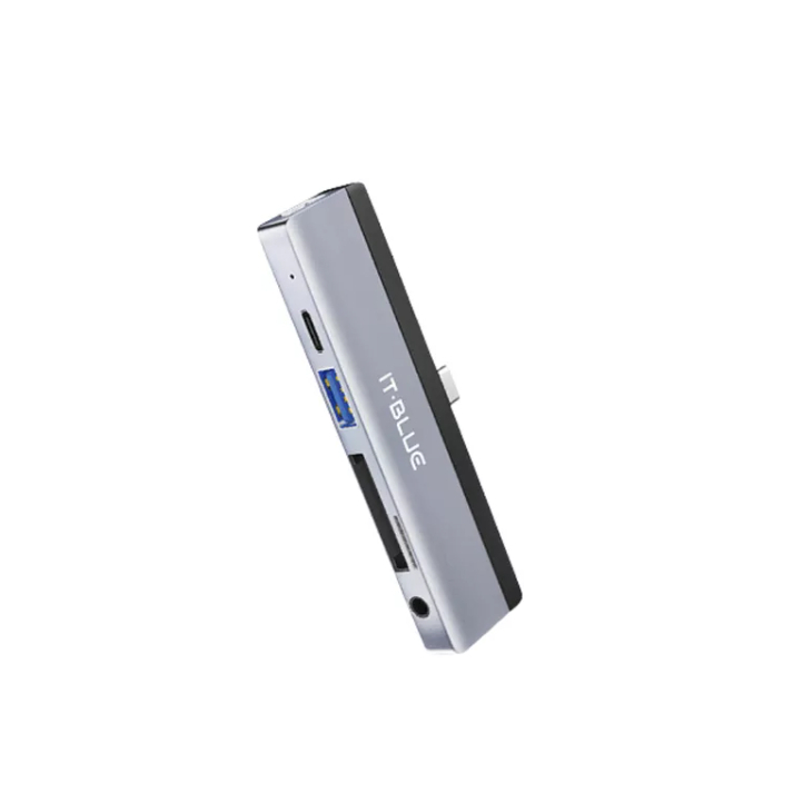 Adaptador Hdmi 4k E Hub Usb-c 3.1 Para Macbook Pro Air M1 M2 6 Em 1 Usb-c Hdmi 4k