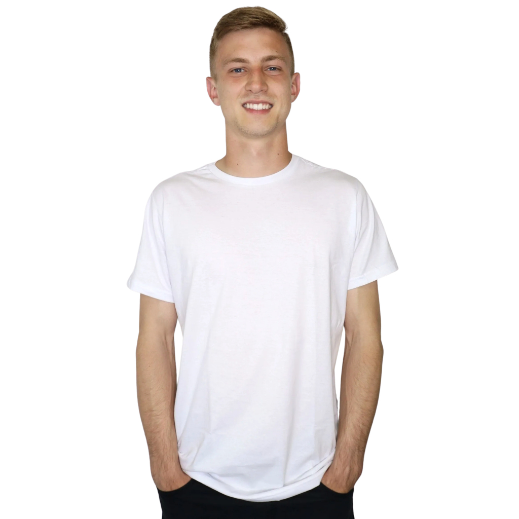 Camiseta Masculina Básica Lisa Marinho 100% Algodão — imagem 2 de 2