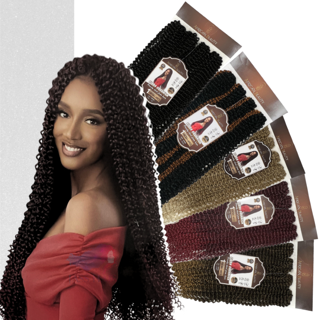 Cabelo Cacheado Orgânico Crochet Fatima African Beauty 60cm