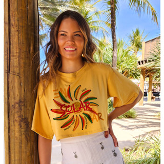 Blusa Feminina Estampas Verão 2024 Cropped - Regata - Básica - ENSOLARAR