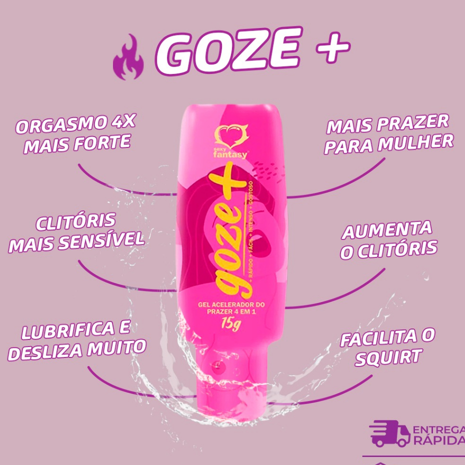 Gel Feminino Acelerador De Prazer Goze Mais 4 Em 1 Intenso 15g em Oferta na Shopee