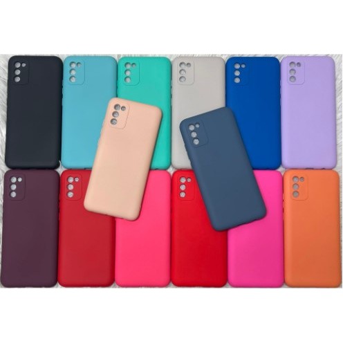 Capa Capinha Para A02S / A025 Samsung Silicone Aveludado POR DENTRO em Oferta na Shopee