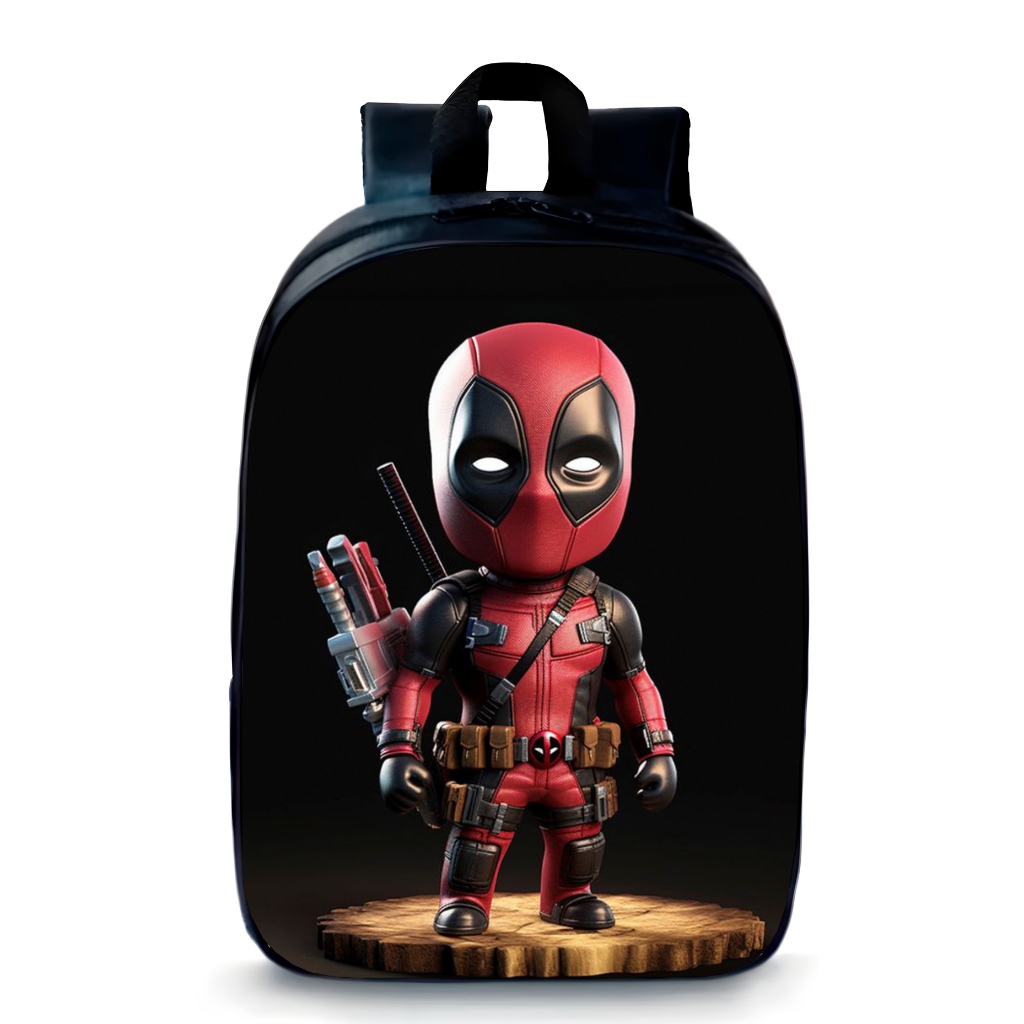 Mochila Pequena Pré-escolar Mini Deadpool Novidade