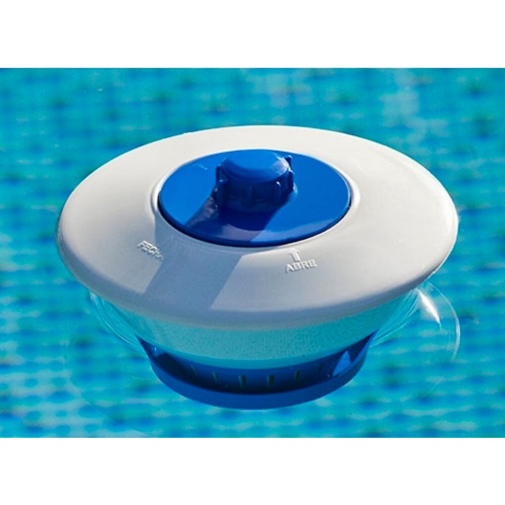 Margarida Dosador de Cloro Clorador de Pastilha Flutuante Para Piscina, Ofuro, Spa Até 600g