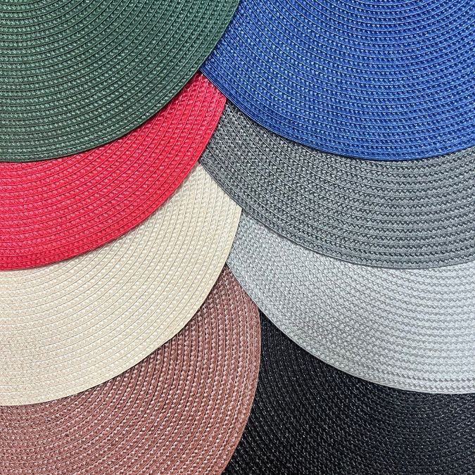 Kit 10 Peças Jogo Americano Redondo Sousplat Cozinha Jantar Decoração Elegante Mesa de Jantar em Oferta na Shopee