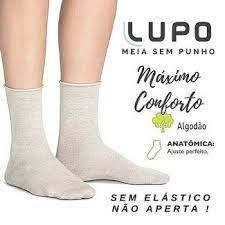 Kit C/2 Meias sem Punho Casual Lupo 1275-001