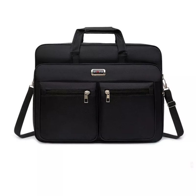 bolsa pasta feminina masculina para professor com alça transversal de ombro 3912 em Oferta na Shopee