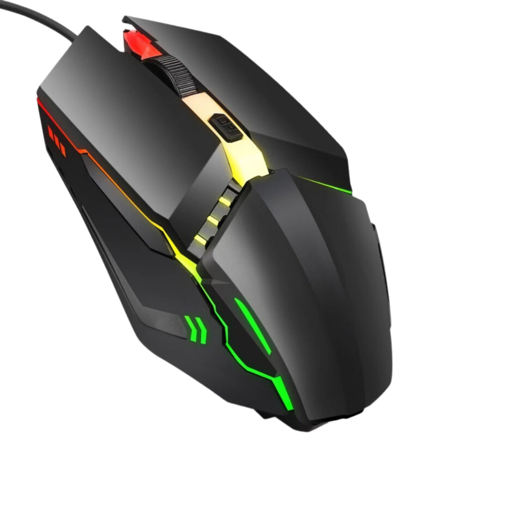 Mouse Gamer Com Led RGB USB Para Jogos PC
