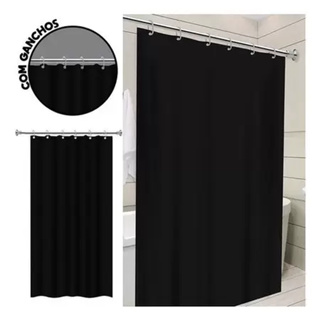 Cortina De Box Para Banheiro Lisa Sem Visor Antimofo VINIL Varias Cores em Oferta na Shopee