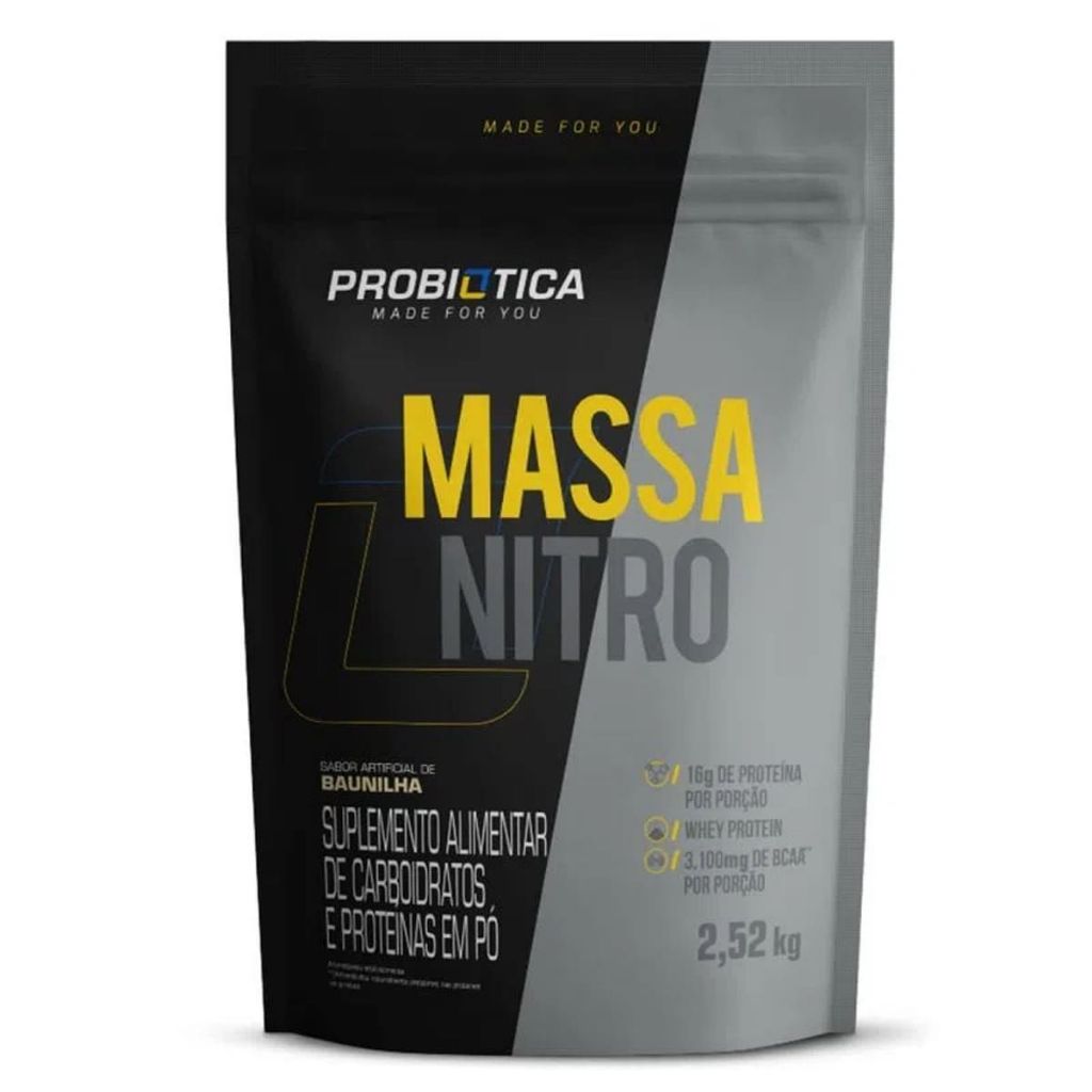 Hipercalorico MASSA NITRO REFIL 2,52 KG V01 PROBIOTICA