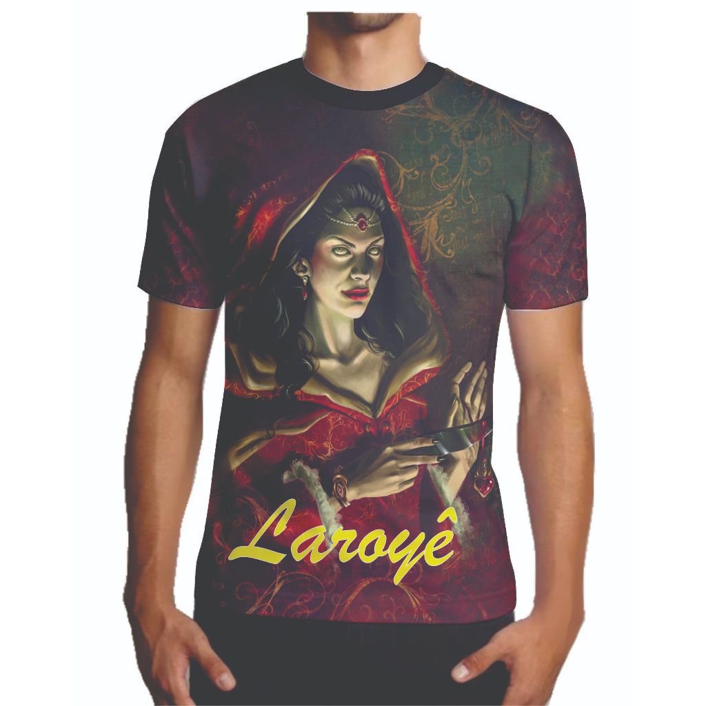 Camiseta Orixá Maria Padilha Pomba Gira Umbanda Candomblé Unisex do P ao G5 Plus Size