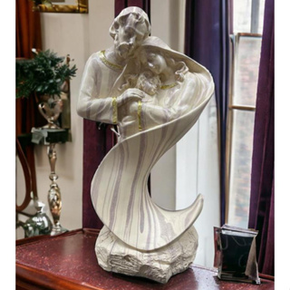 Imagem Sagrada Família 22 cm Resina Importada Decoração em Oferta na Shopee