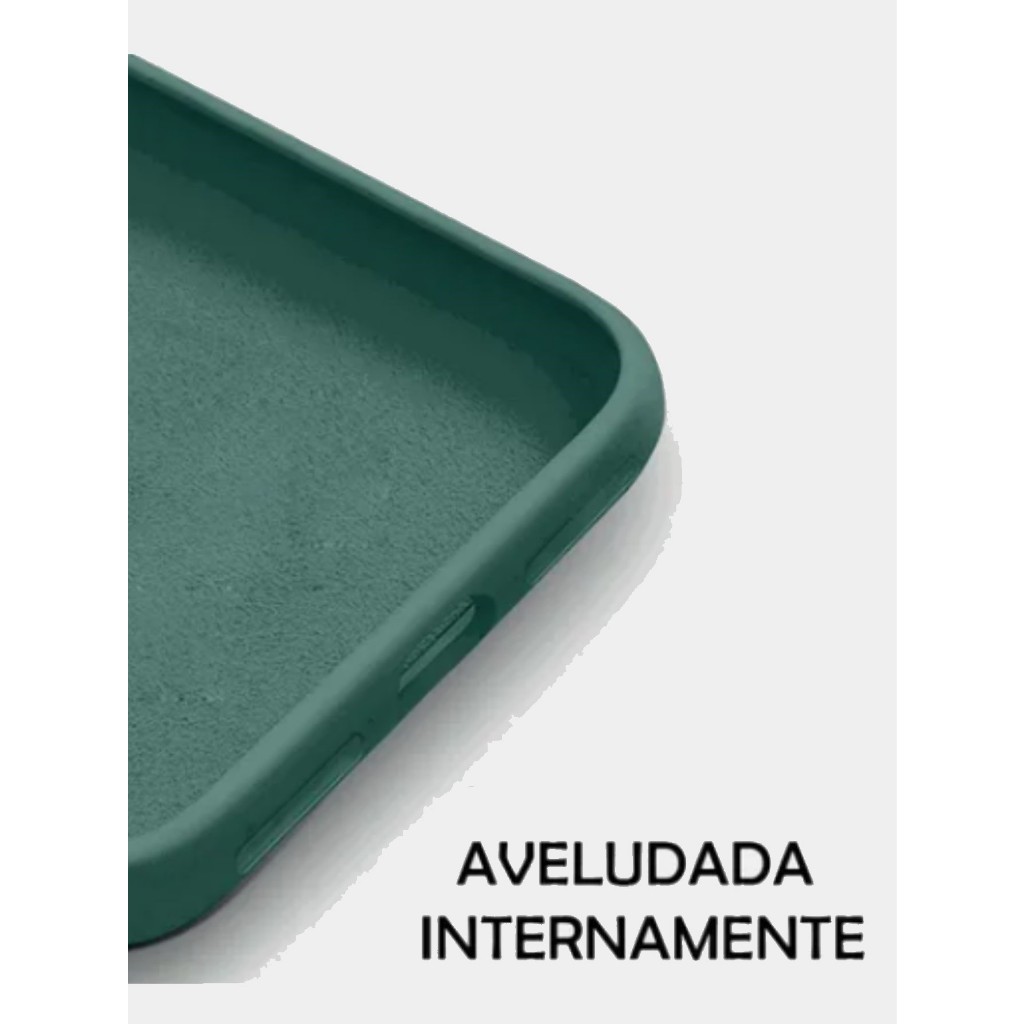 Capa Capinha Para A02 / M02 Samsung Silicone Aveludado POR DENTRO