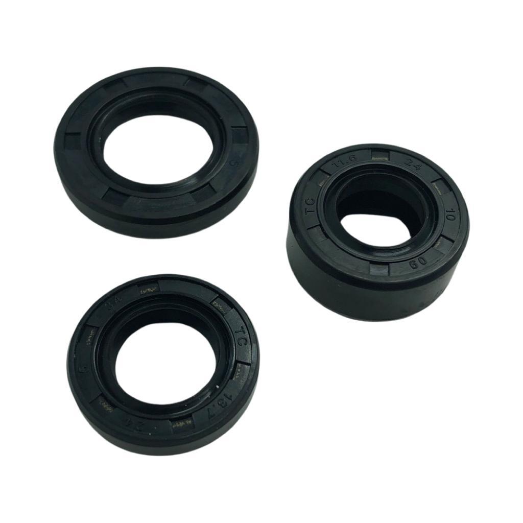 Retentor Motor Pinhão+partida+câmbio Biz 125 Todas Kit