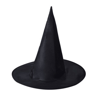 Chapéu de Bruxa Preto Mágico De Halloween Feiticeiro