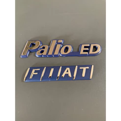 Kit Emblema Fiat Palio Ed 1996 à 2000 fita 3M