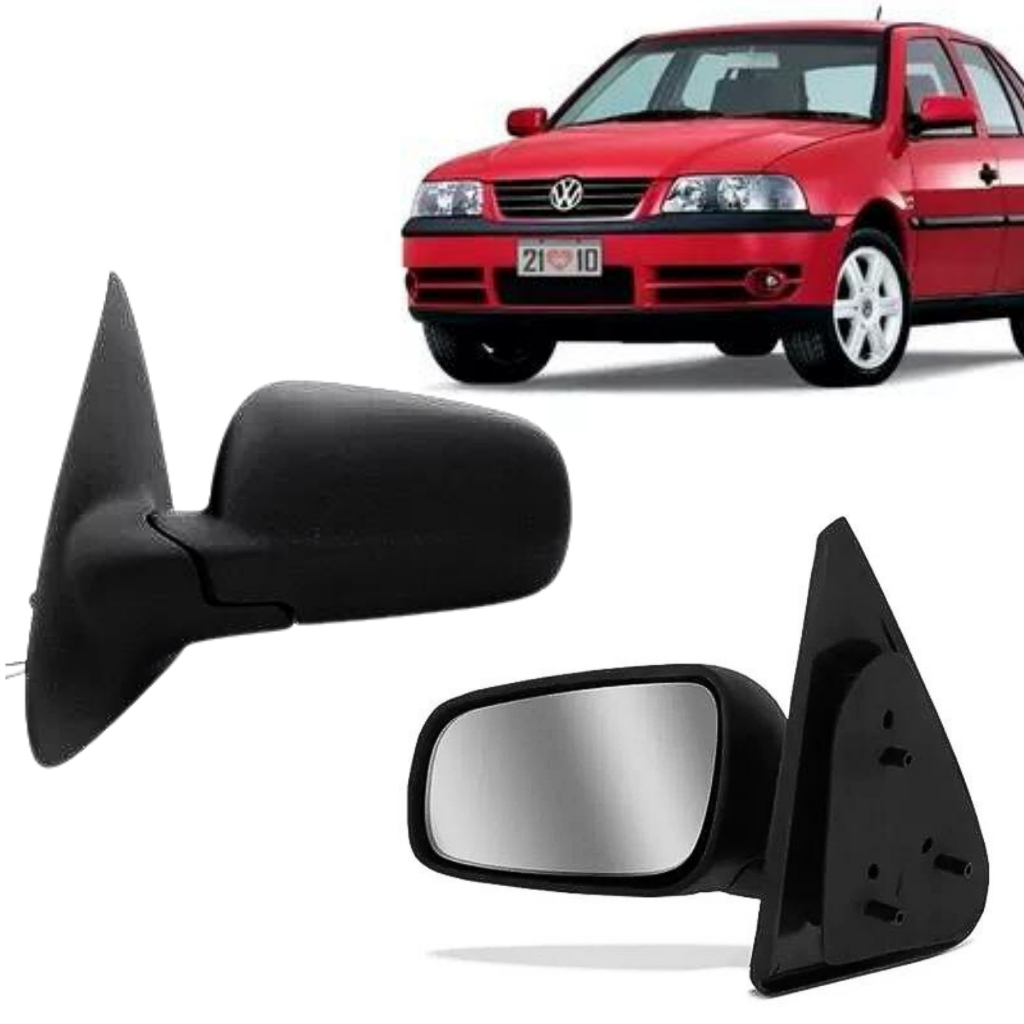 Retrovisor G3 G4 Gol Parati 2 Portas 1999 2000 2001 2002 2003 2004 2005 2006 2007 2008 sem Controle