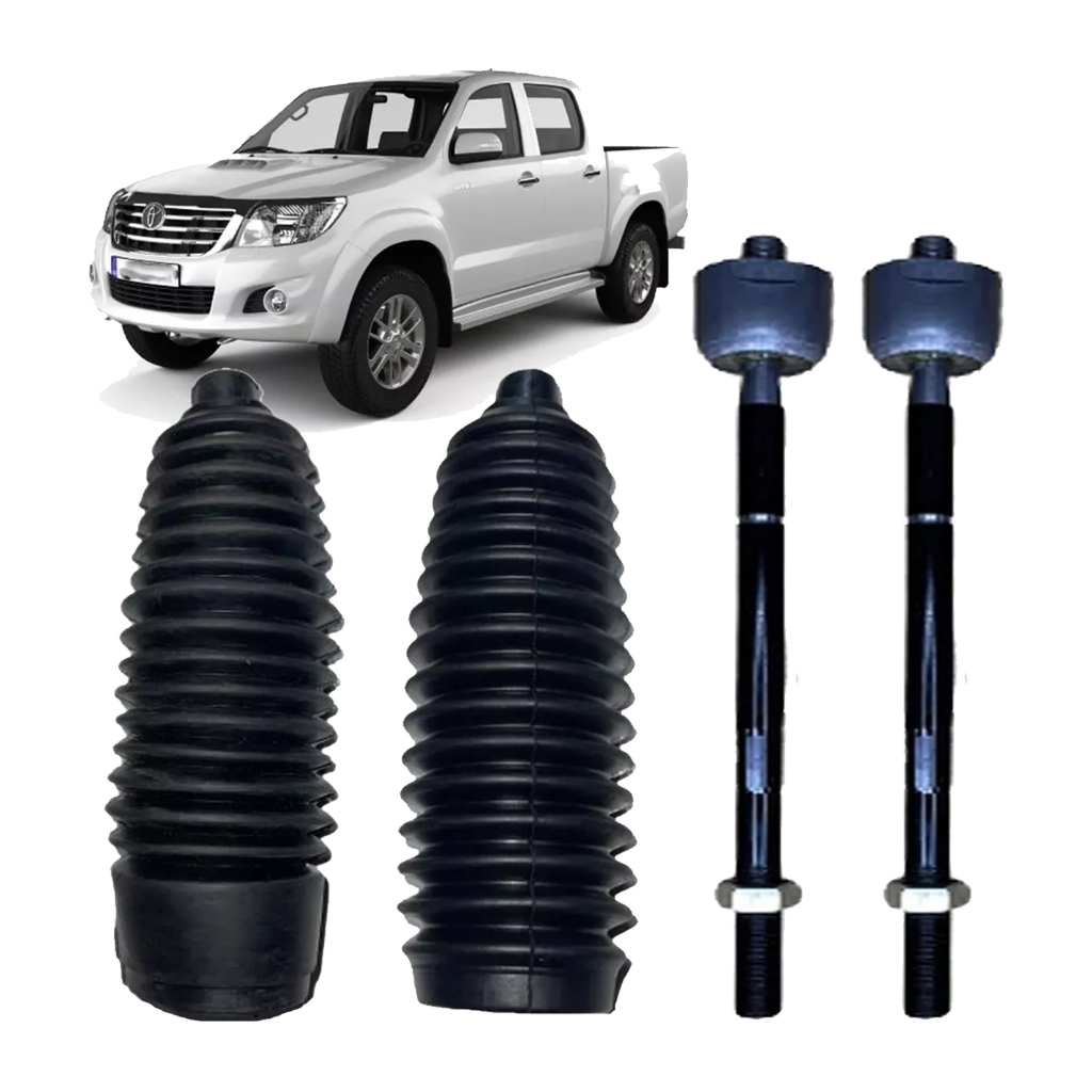Coifa Caixa Direção + Barra Braço Axial Hilux 2005 2006 2007 2008 2009 2010 2011 2012 2013 2014 A 2015