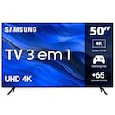 Smart TV 50" UHD 4K Samsung 50CU7700, Processador Crystal 4K, Samsung Gaming Hub, Visual Livre de Cabos, Tela sem limites, Alexa built in
