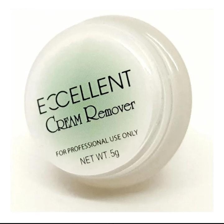 Removedor de cola Excellent Cream Remover 5g em Creme para Cílios