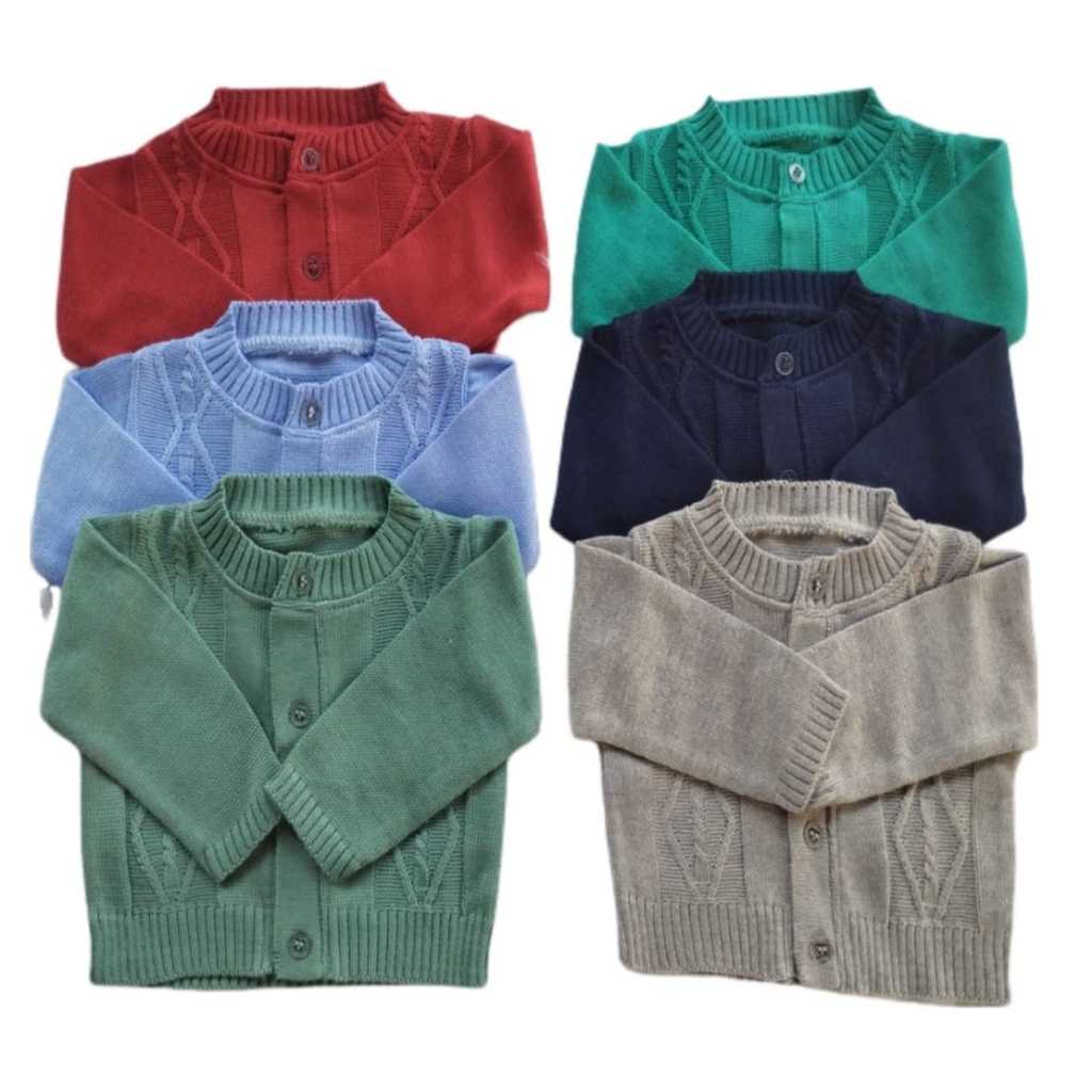 Casaquinho Bebê Tricô Maternidade Menino. Casaquinho Bebê Tricô Maternidade Menino.