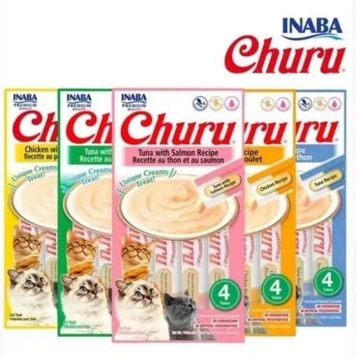 Petisco Purê Churu Original Inaba diversos sabores