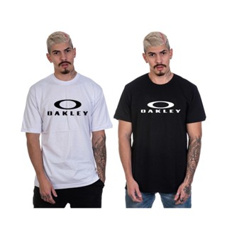 kit 2 Camisetas Camisas masculinas oakley Algodão Premium Top