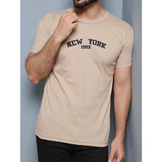 Camiseta Masculina New York Manga Curta Estampadas Malha 30.1 Algodão Verão 02