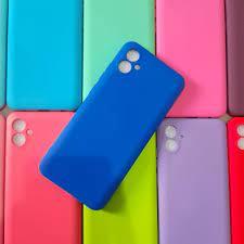 Kit 2X1 Samsung Galaxy A05 - Capa Silicone Aveludada Colorida + Película Frontal em Ceramica 9D Protetora Anti Impacto Veludo
