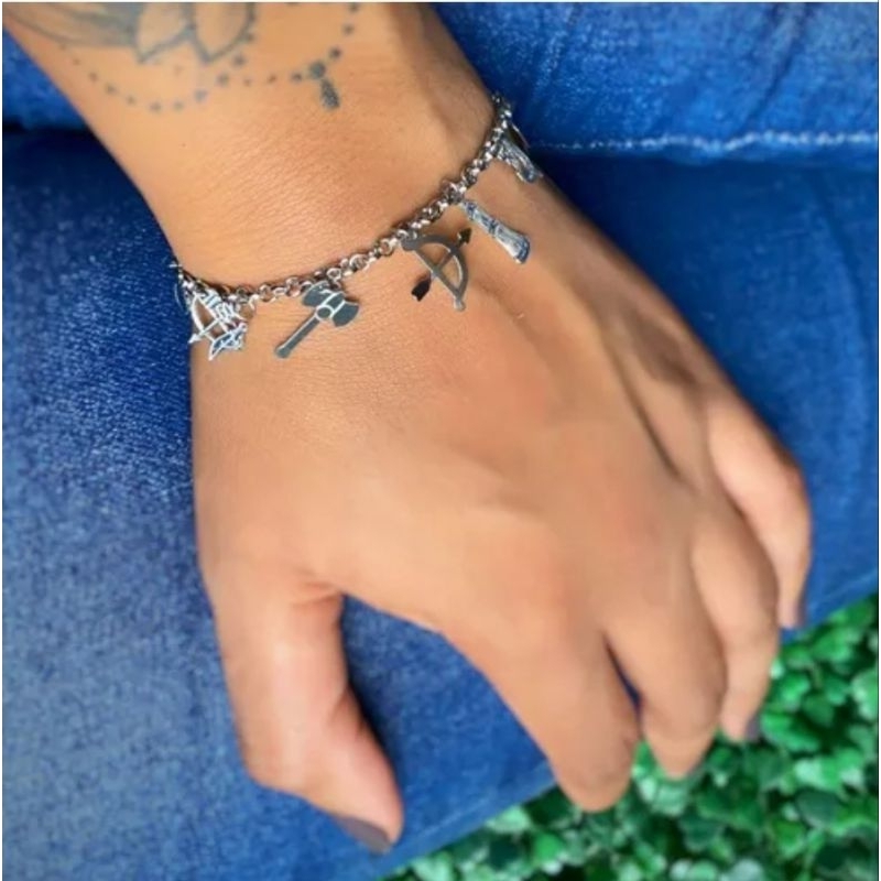 Pulseira Aço Orixás Xango Omulu Oxossi Iansã Oxala Iemanja Exu Patuá Proteção Umbanda Candomblé